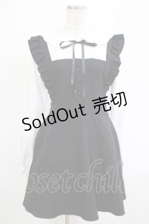 画像: MA*RS / ヨーク切替ワンピース Free ブラック H-25-11-06-042-EL-OP-NS-ZH