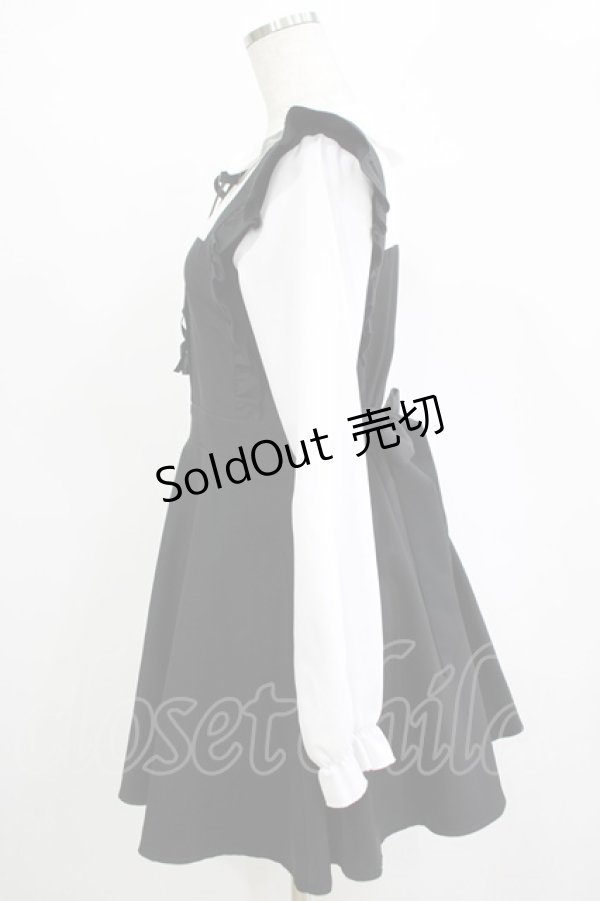 画像2: MA*RS / ヨーク切替ワンピース Free ブラック H-25-11-06-042-EL-OP-NS-ZH (2)