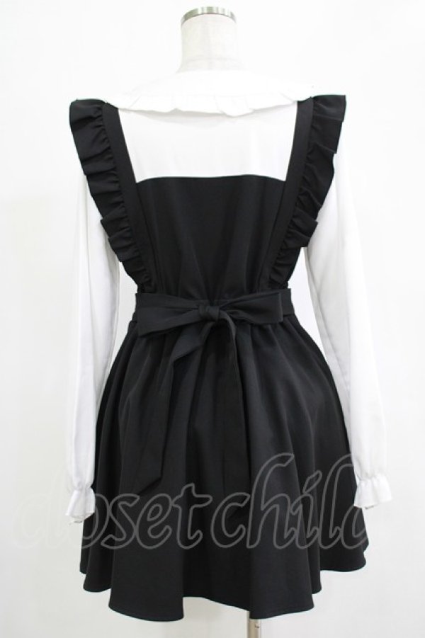 画像3: MA*RS / ヨーク切替ワンピース Free ブラック H-25-11-06-042-EL-OP-NS-ZH (3)