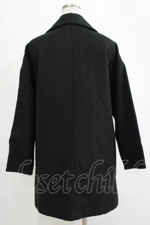 画像3: Ank Rouge / ハートポケットコート M ブラック H-25-11-06-044-CA-CO-NS-ZH (3)