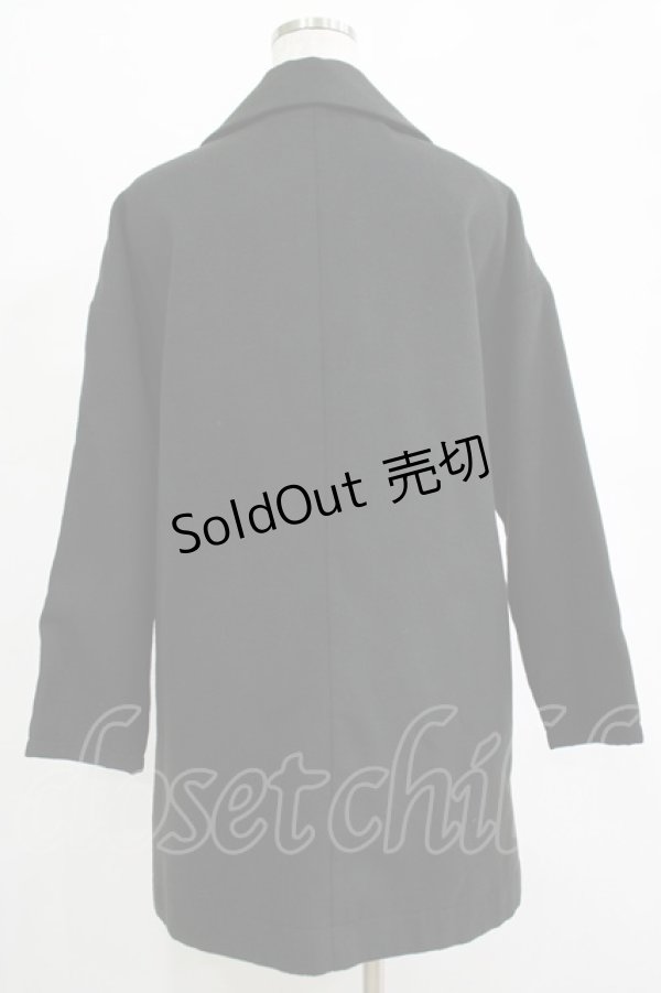 画像3: Ank Rouge / ハートポケットコート M ブラック H-25-11-06-044-CA-CO-NS-ZH (3)