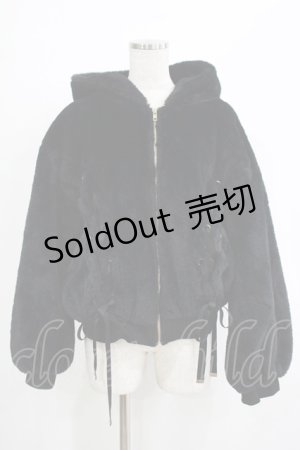 画像: Rojita / レースアップファーブルゾン Free ブラック H-25-11-06-046-LO-JA-NS-ZH