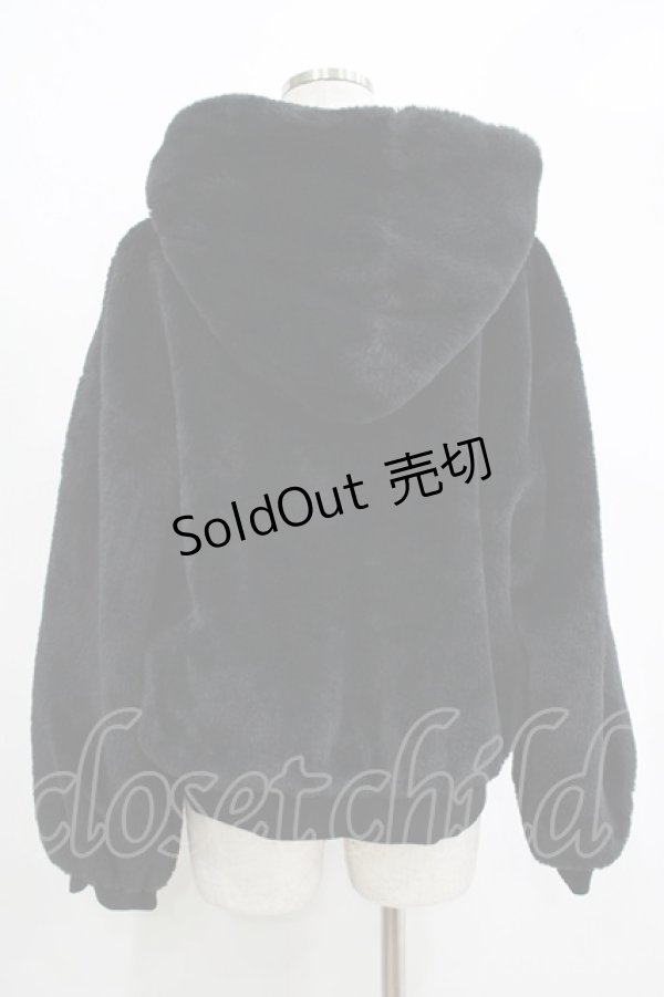 画像3: Rojita / レースアップファーブルゾン Free ブラック H-25-11-06-046-LO-JA-NS-ZH (3)