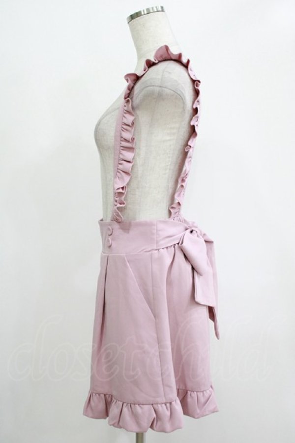 画像2: MA*RS / ダブルボタンサスペンダーパンツ Free ピンク H-25-11-06-048-EL-PA-NS-ZH (2)