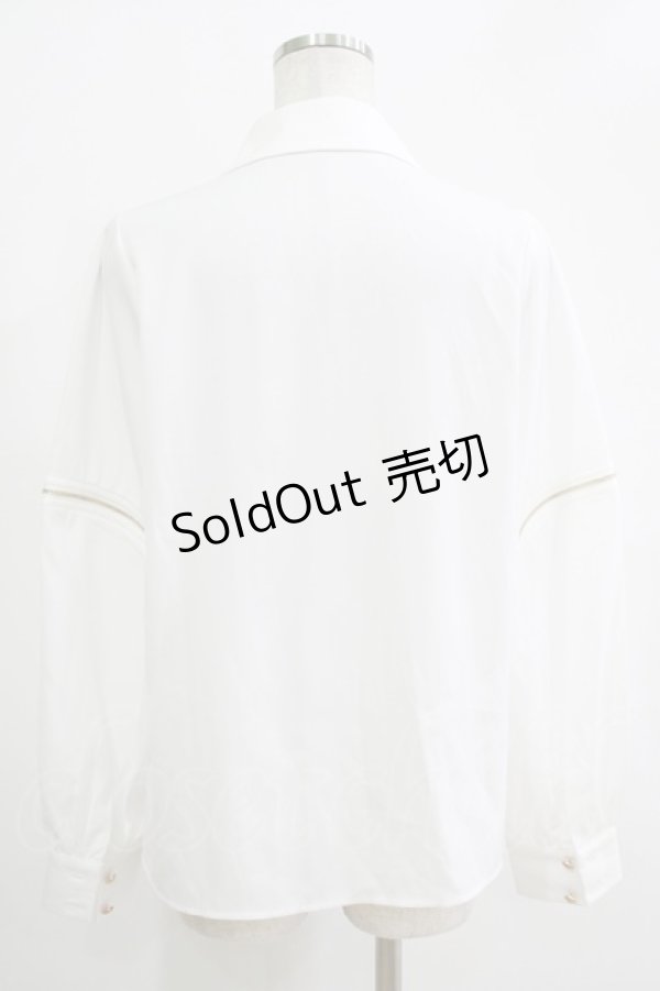 画像3: Amavel / British Punk ネクタイブラウス Free オフ H-25-11-06-053-CA-BL-NS-ZH (3)