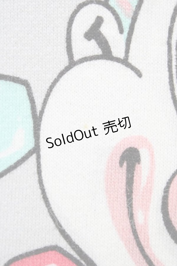 画像3: MILK / Pierrotトレーナーワンピース  ライトグレーベース H-25-11-06-1030-ML-OP-KB-ZH (3)