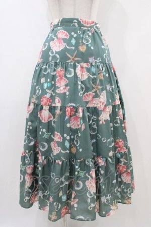 画像: MILK / ジュエルShellスカート  ディープsea H-25-11-06-1035-ML-SK-KB-ZH