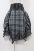 画像1: Ozz Croce / プリーツフリルチェックスカート  グレー H-25-11-06-1037-OO-SK-KB-ZH (1)