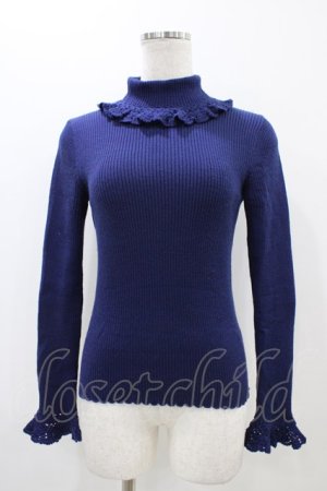 画像: Emily Temple cute / タートルニット  ブルー H-25-11-06-1044-ET-TO-KB-ZH