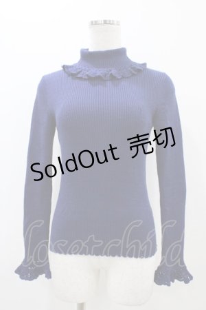 画像: Emily Temple cute / タートルニット  ブルー H-25-11-06-1044-ET-TO-KB-ZH