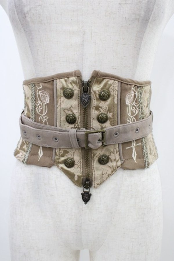 画像4: Ozz oneste / 2Wayオーバーコルセット  茶 H-25-11-06-1005-OO-ZA-KB-ZH (4)