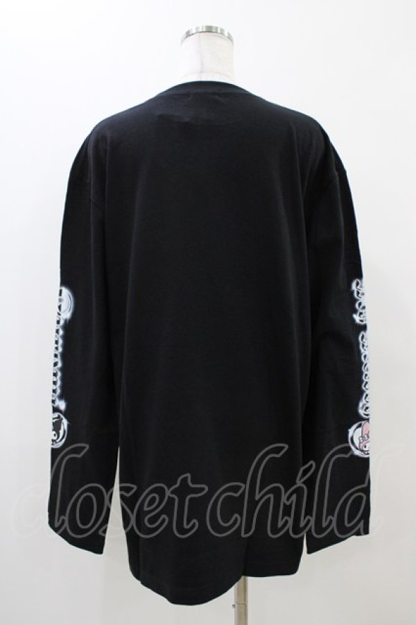 画像2: QOOZA / マイメロディ＆クロミコラボ L/S TEE  ブラック H-25-11-06-1047-0-TO-KB-ZH (2)