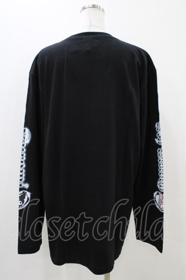 画像2: QOOZA / マイメロディ＆クロミコラボ L/S TEE  ブラック H-25-11-06-1048-0-TO-KB-ZH (2)