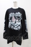 画像1: QOOZA / マイメロディ＆クロミコラボ L/S TEE  ブラック H-25-11-06-1049-0-TO-KB-ZH (1)