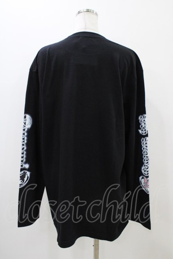 画像2: QOOZA / マイメロディ＆クロミコラボ L/S TEE  ブラック H-25-11-06-1051-0-TO-KB-ZH (2)