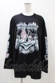 画像1: QOOZA / マイメロディ＆クロミコラボ L/S TEE  ブラック H-25-11-06-1052-0-TO-KB-ZH (1)