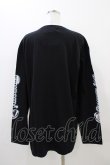画像2: QOOZA / マイメロディ＆クロミコラボ L/S TEE  ブラック H-25-11-06-1053-0-TO-KB-ZH (2)