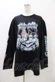画像1: QOOZA / マイメロディ＆クロミコラボ L/S TEE  ブラック H-25-11-06-1055-0-TO-KB-ZH (1)