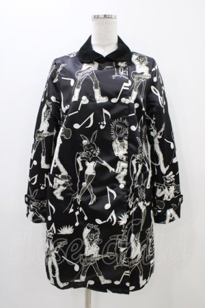 画像: MILK / THE KLIMコート  ブラック H-25-11-06-1056-ML-CO-KB-ZH