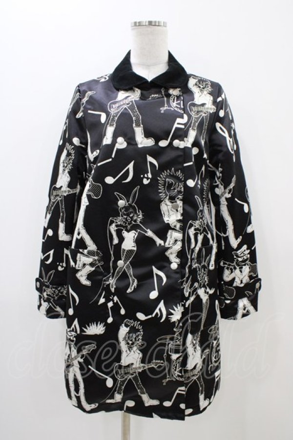 画像1: MILK / THE KLIMコート  ブラック H-25-11-06-1056-ML-CO-KB-ZH (1)