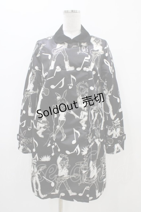 画像1: MILK / THE KLIMコート  ブラック H-25-11-06-1056-ML-CO-KB-ZH (1)