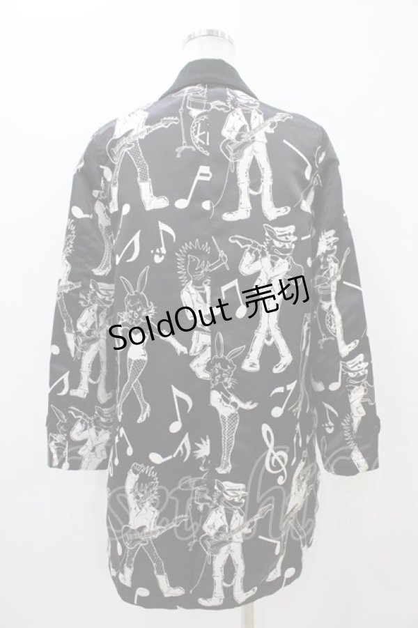 画像2: MILK / THE KLIMコート  ブラック H-25-11-06-1056-ML-CO-KB-ZH (2)