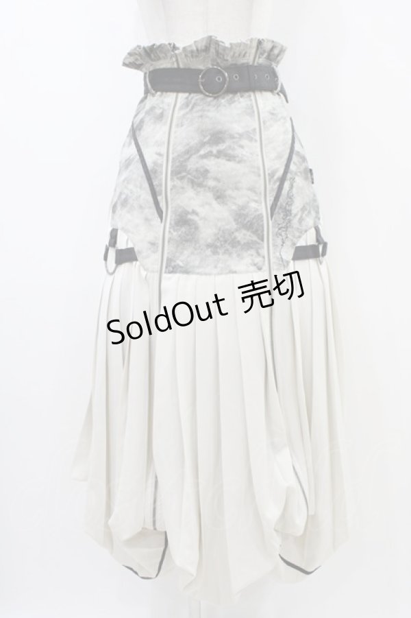 画像1: Ozz conte / BURNOUT CITYスカート  グレー H-25-11-06-1009-OO-SK-KB-ZH (1)