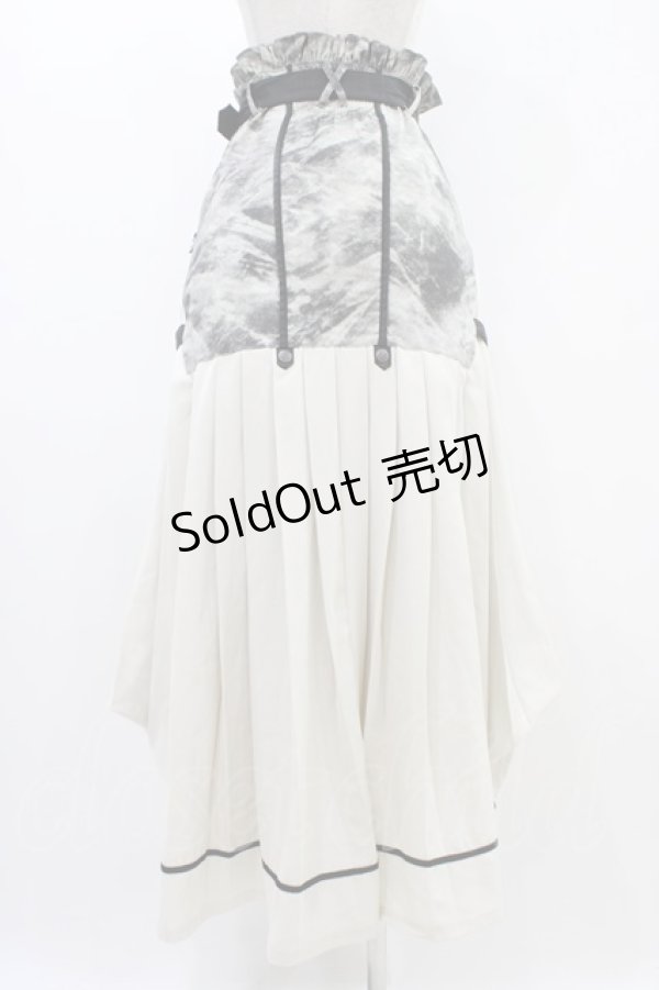 画像2: Ozz conte / BURNOUT CITYスカート  グレー H-25-11-06-1009-OO-SK-KB-ZH (2)