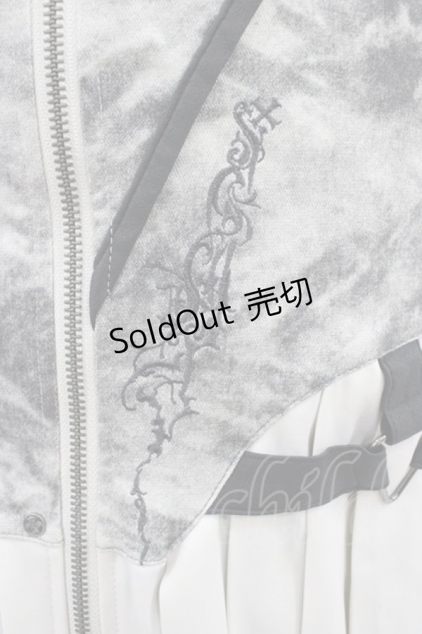 画像4: Ozz conte / BURNOUT CITYスカート  グレー H-25-11-06-1009-OO-SK-KB-ZH (4)