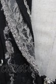 画像6: Ozz Croce / 薔薇刺繍2Wayオーバーベスト  黒 H-25-11-06-1013-OO-TO-KB-ZH (6)