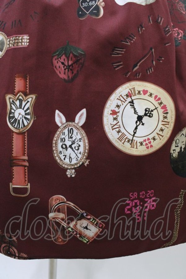 画像5: MILK / ミステリアスTimeジャンスカ  バーガンディー H-25-11-06-1015-ML-OP-KB-ZH (5)