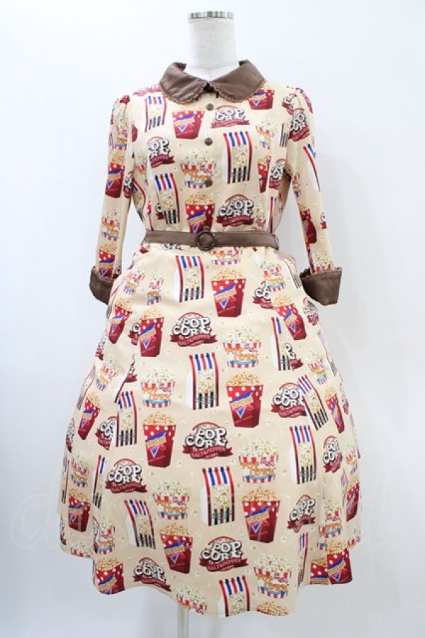 画像1: Emily Temple cute / POPCOOORNワンピース  キャラメル H-25-11-06-1016-ET-OP-KB-ZH (1)