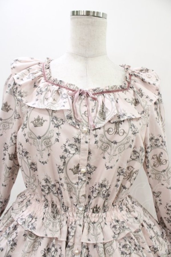 画像4: Melody BasKet / Rose Princessブラウスワンピース M ピンク H-25-11-06-1017-LO-OP-KB-ZH (4)