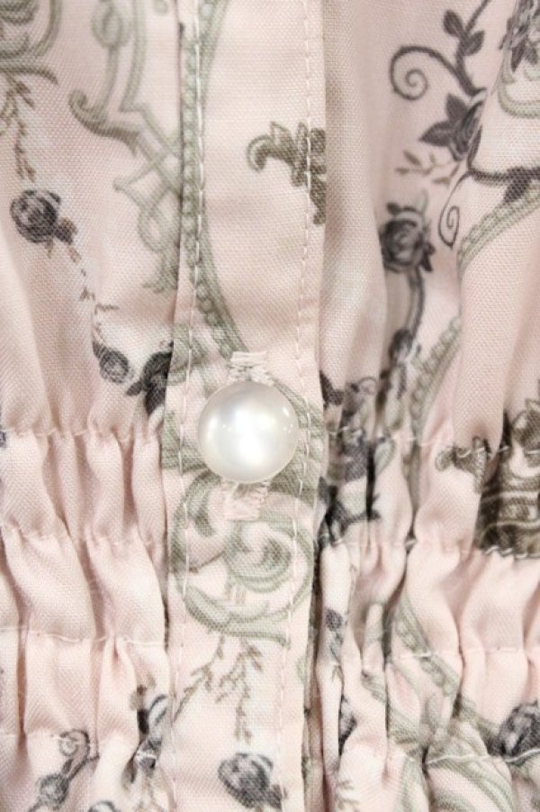 画像6: Melody BasKet / Rose Princessブラウスワンピース M ピンク H-25-11-06-1017-LO-OP-KB-ZH (6)