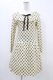 画像1: MILK / POLKA DOTワンピース  アイボリー H-25-11-06-1029-ML-OP-KB-ZH (1)