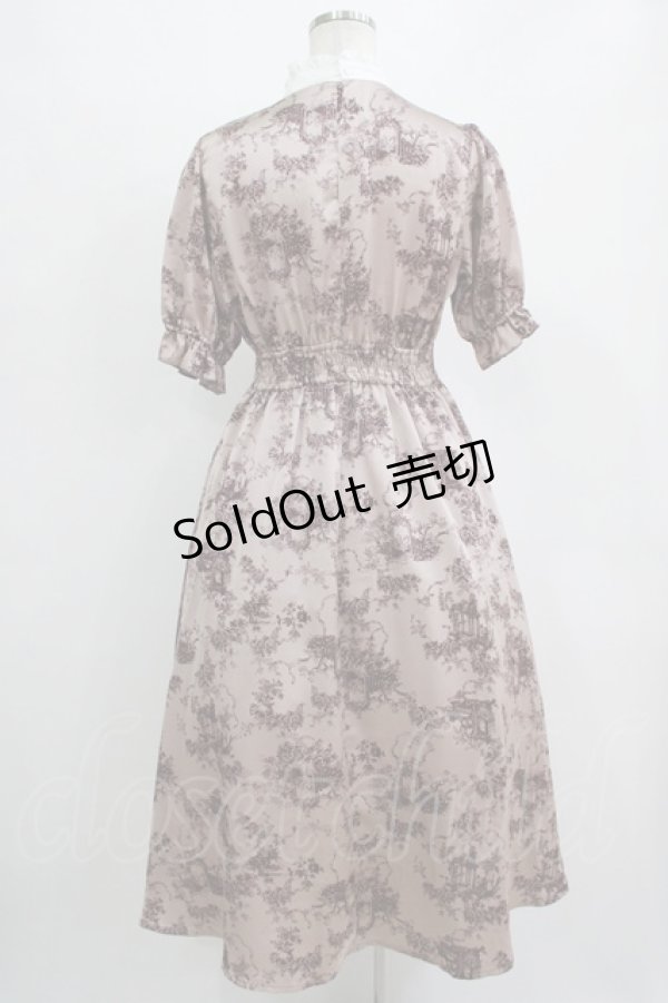 画像3: m petit by misako / トワルドジュイワンピース S ピンク H-25-11-06-005-LO-OP-NS-ZH (3)