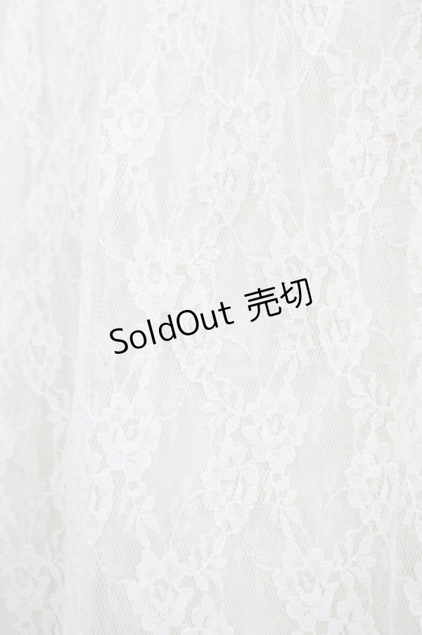 画像4: an another angelus / チュールレースブラウス Free IVORY H-25-11-06-057-CA-TO-NS-ZH (4)