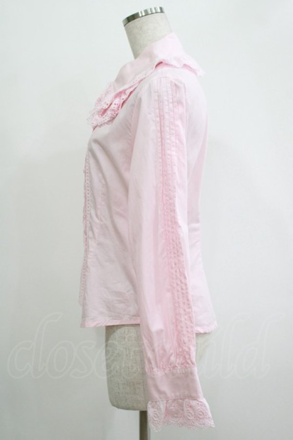 画像2: BABY,THE STARS SHINE BRIGHT / 2重衿袖ピンタックブラウス Free ピンク H-25-11-06-058-BA-BL-NS-ZH (2)