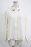 画像1: Fi.n.t / ローズ刺繍シャツブラウス Free OFF WHITE H-25-11-06-061-CA-BL-NS-ZH (1)