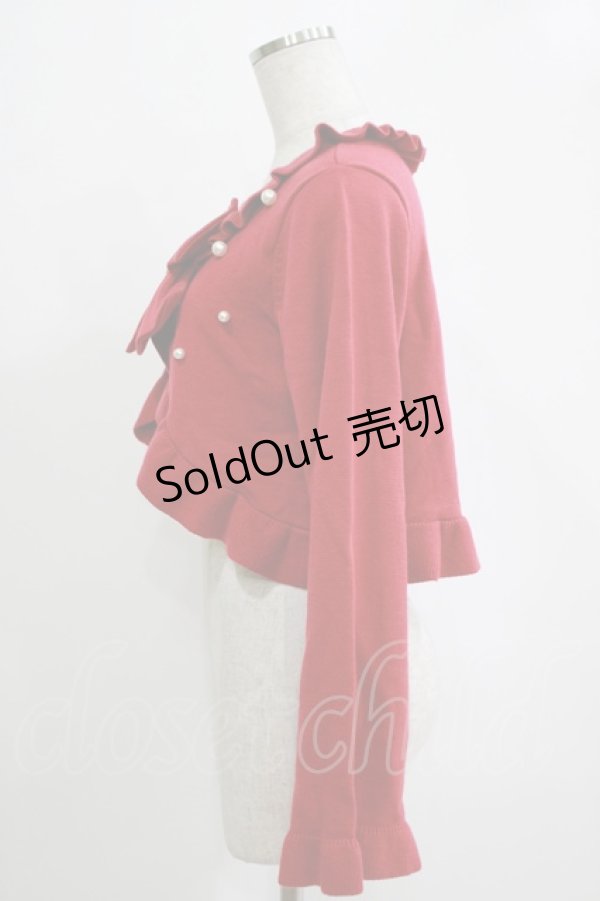 画像2: BABY,THE STARS SHINE BRIGHT / リボン&パールボレロ Free エンジ H-25-11-06-065-BA-TO-NS-ZH (2)