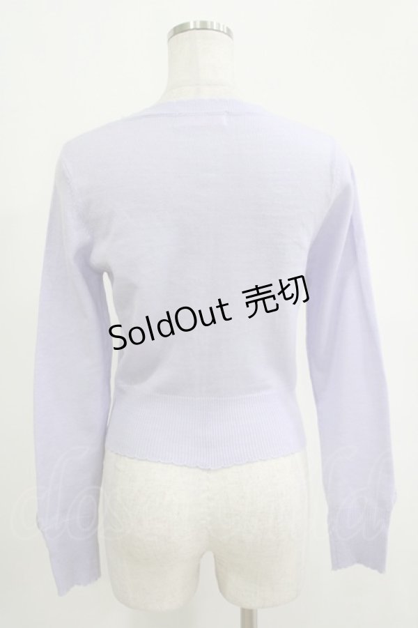 画像3: Angelic Pretty / Cotton Candy Shopカーディガン Free ラベンダー H-25-11-06-067-AP-TO-NS-ZH (3)