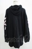 画像3: Honey Cinnamon / レースアップパーカーワンピース M ブラック H-25-11-06-069-LO-OP-NS-ZH (3)