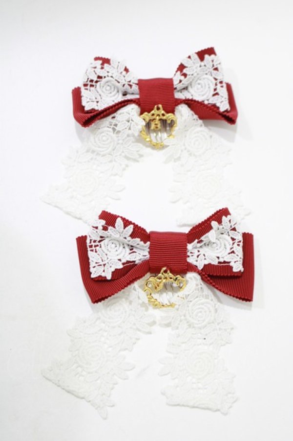 画像2: BABY,THE STARS SHINE BRIGHT / プリンセスドロップゆらゆらコーム  エンジ H-25-11-06-073-BA-AC-NS-ZH (2)