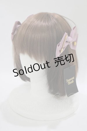 画像: Innocent World / ティータイムツインリボンクリップ  ピンク H-25-11-06-078-IW-AC-NS-ZH