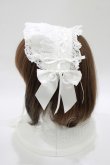 画像2: BABY,THE STARS SHINE BRIGHT / Innocent Ribbon Laceヘッドドレス  オフ白 H-25-11-06-079-BA-AC-NS-ZH (2)