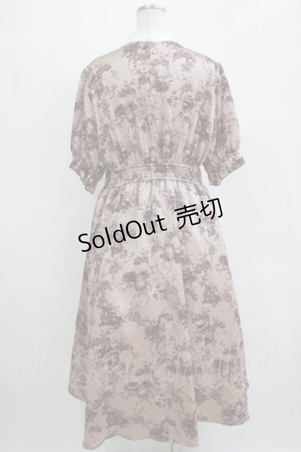 画像3: m petit by misako / トワルドジュイワンピース LL ピンク H-25-11-06-008-LO-OP-NS-ZH (3)