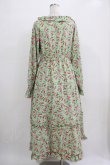 画像3: FLC / 星名桜子/花柄フリルワンピース L ミント H-25-11-06-010-LO-OP-NS-ZH (3)