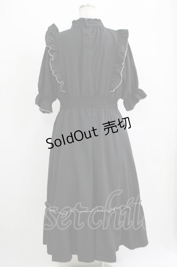 画像3: m petit by misako / NINA'SコラボAMハイショクメローワンピース LL ブラック H-25-11-06-014-LO-OP-NS-ZH (3)