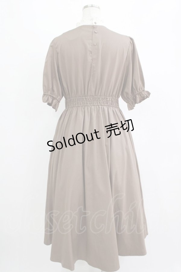 画像3: m petit by misako / ナシジムジキリカエワンピース L ブラウン H-25-11-06-015-LO-OP-NS-ZH (3)