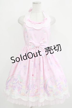 画像: Angelic Pretty / MilkyPlanetジャンパースカートSet Free ピンク H-25-11-06-002-AP-OP-NS-ZH